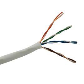 Disesuaikan Cat6 Ethernet Kabel PVC Jacket Lan Network Cable CE RoHS