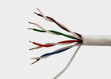 Kabel Jaringan Lan Ethernet Cca Pvc Pe Cat 5 Cat6 Kabel Putih Hitam